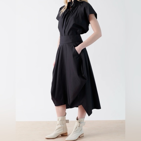 Zero + Maria Cornejo Black Geometric Skirt NWT ~ Size 2 - Picture 2 of 12